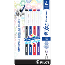 Load image into Gallery viewer, Pilot Frixion Erasable Fineliner 4pk 0.6mm