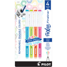 Load image into Gallery viewer, Pilot Frixion Erasable Fineliner 4pk 0.6mm