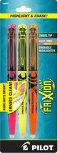 Load image into Gallery viewer, Pilot Frixion Light Highlighter with Erasable Ink 3pk