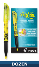Load image into Gallery viewer, Pilot Frixion Light Highlighter with Erasable Ink. Dozen Box