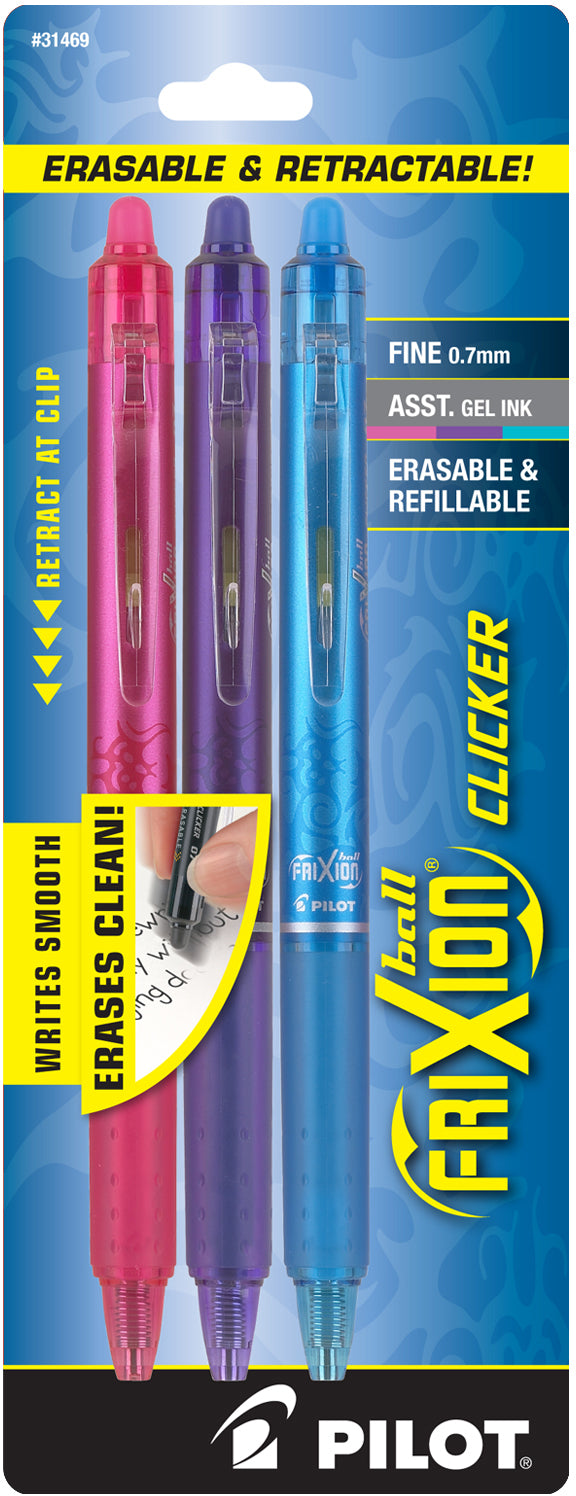 FriXion Clicker Gel Ball Pens