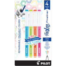 Load image into Gallery viewer, Pilot Frixion Erasable Fineliner 4pk 0.6mm
