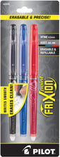 Load image into Gallery viewer, Pilot Frixion Point Erasable Gel Ink Pen 3pk 0.5mm
